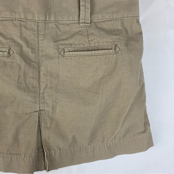Abercrombie & Fitch y2k women's size 2 xs Tan Cargo Skirt mini Fit corduroy - Picture 9 of 11
